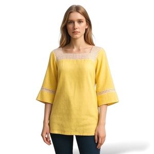 Lilly Pulitzer bees knees tunic in lemon sorbet